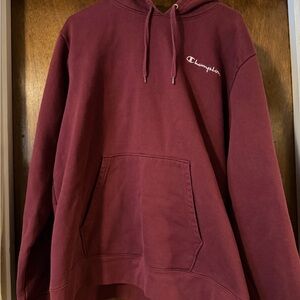Champion Men's Burgundy Hoodie